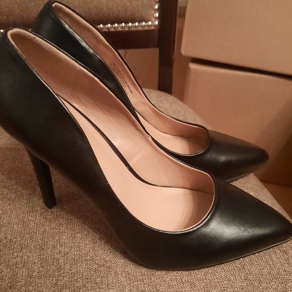 Abound Black Heel shoes size 9.5 - Picture 1 of 7